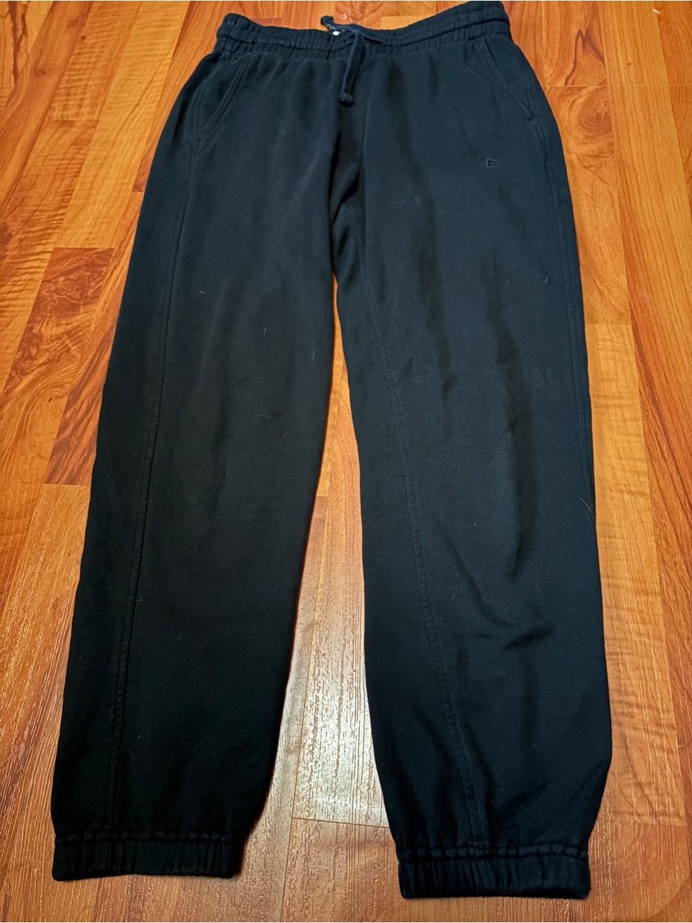 Everlane Black Women's Drawstring Jogger Sweatpants